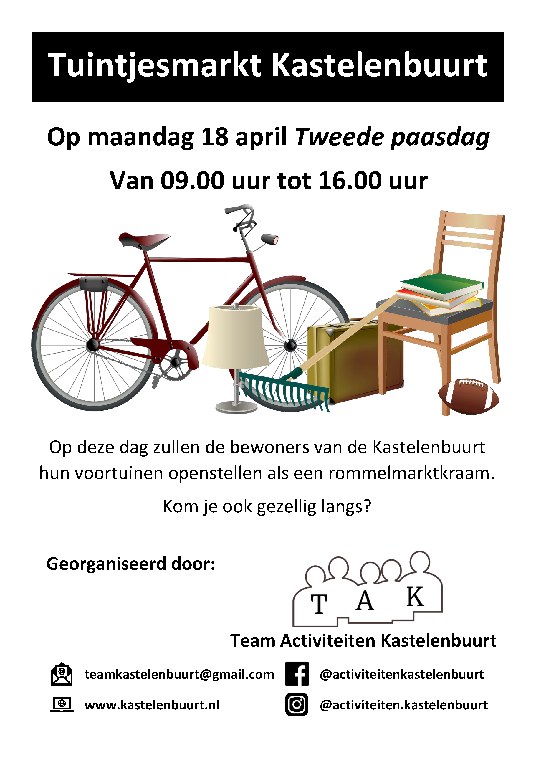 Reclameposter Tuintjesmarkt